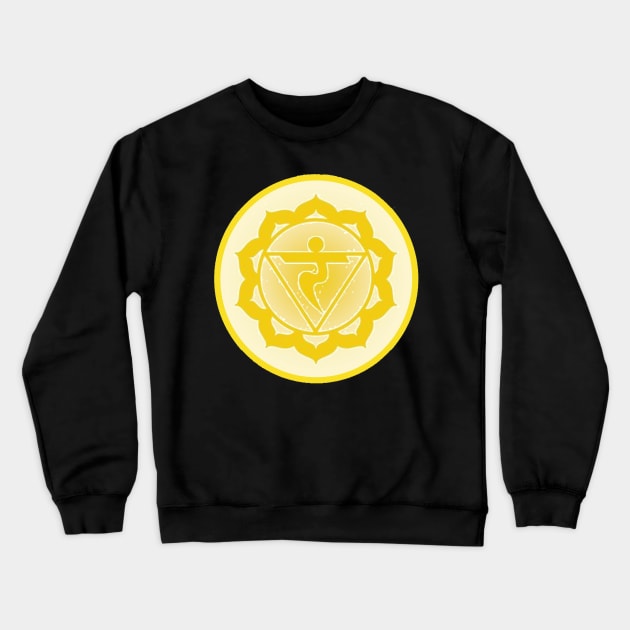 Willpower and confidence are mine Solar-Plexus Chakra- Bright Red Crewneck Sweatshirt by EarthSoul